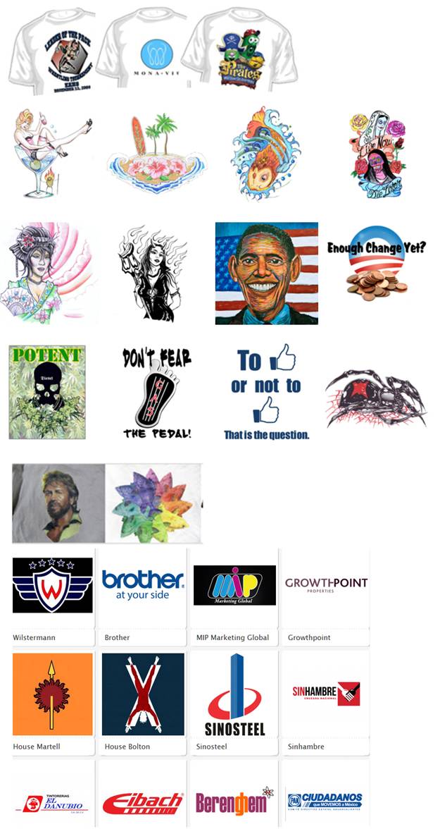 direct to shirt adv art